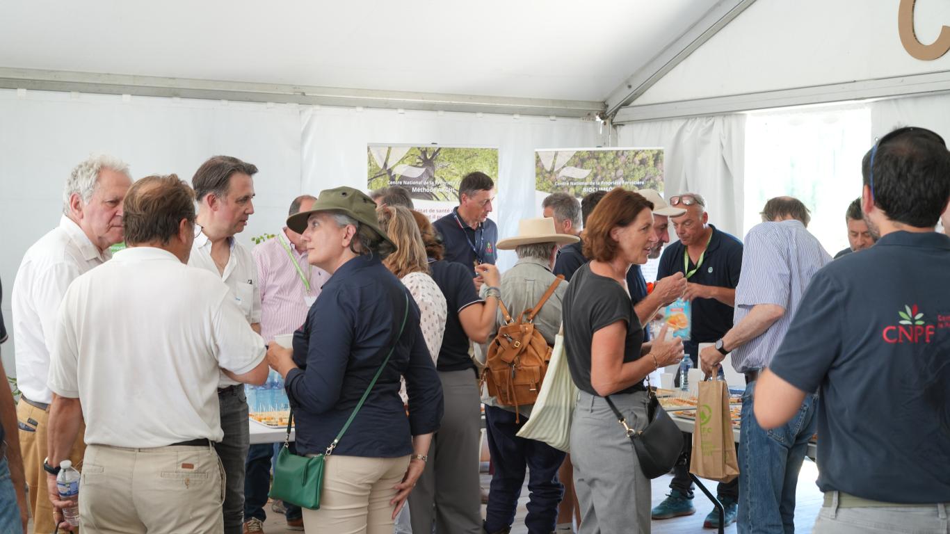 Nos élus sur le stand CNPF NA