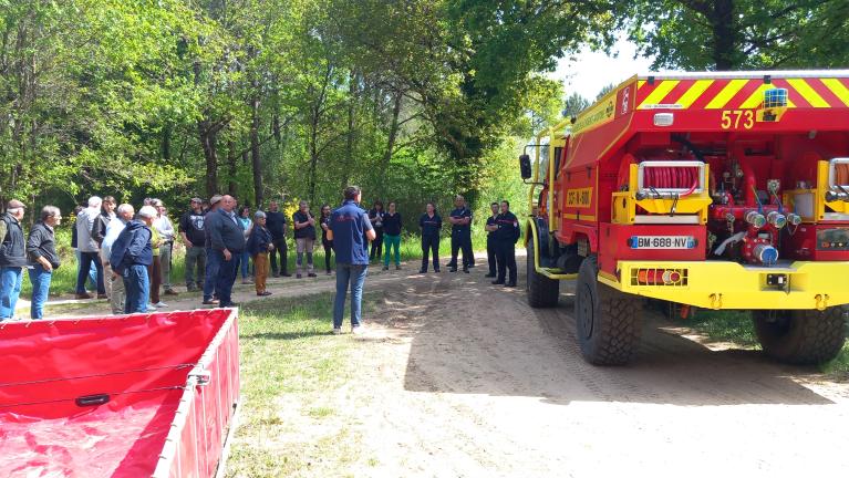 Réunion incendie - 17 - Bussac Forêt - 2026