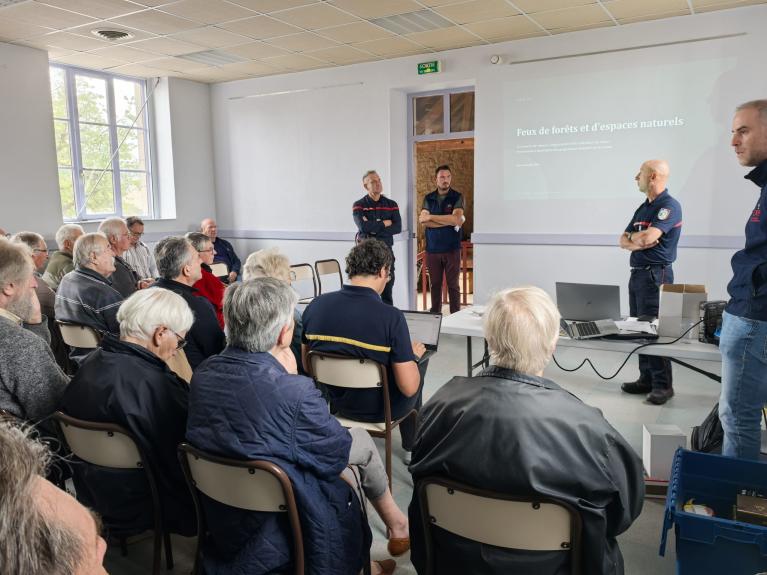 Réunion incendie Creuse 2026